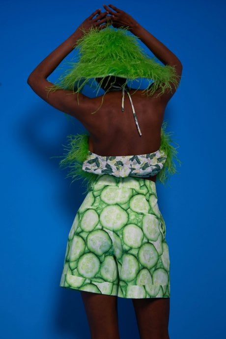 JAYLEY Cucumber Tencel Shorts