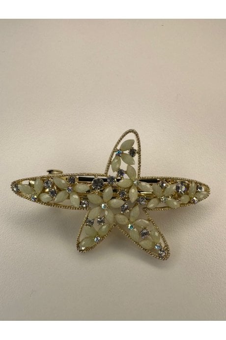 JAYLEY Diamantes Flower Hair Slide