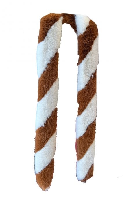 JAYLEY Faux Fur Barber Scarf