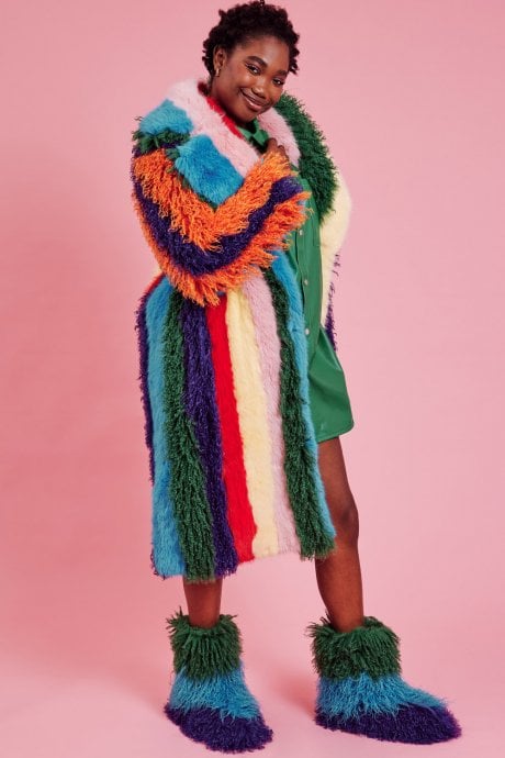 JAYLEY Faux Fur Boots