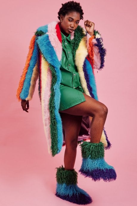 JAYLEY Faux Fur Boots