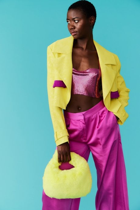 JAYLEY Faux Fur Charlotte Bag