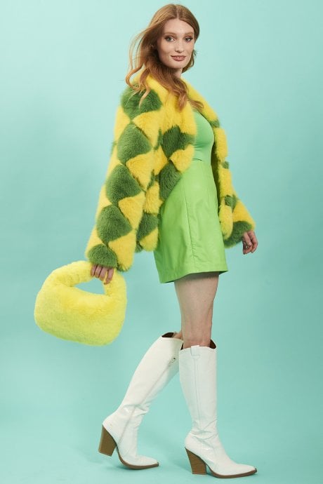 JAYLEY Faux Fur Charlotte Bag