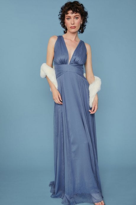 JAYLEY Faux Fur Scarf In Cream