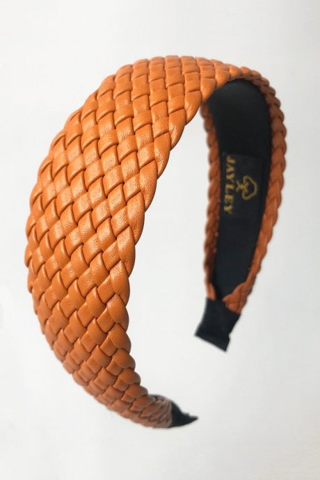JAYLEY Faux Leather Headband