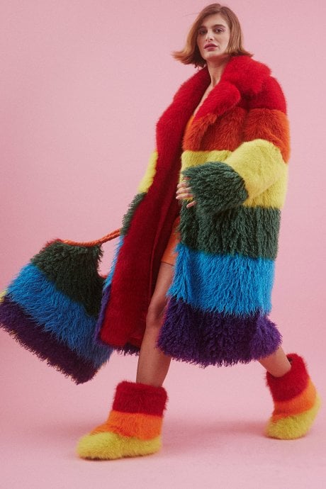 JAYLEY Fiery Faux Fur Boots