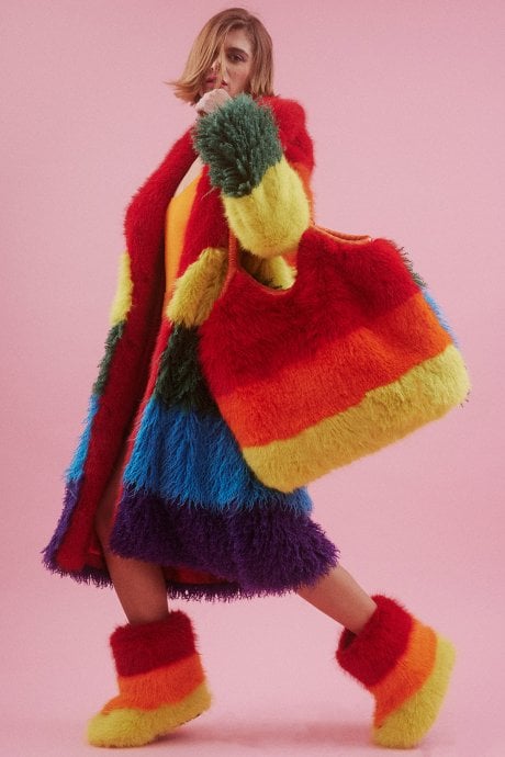 JAYLEY Fiery Faux Fur Boots