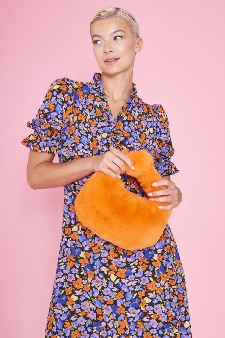 JAYLEY Floral Wrap Dress