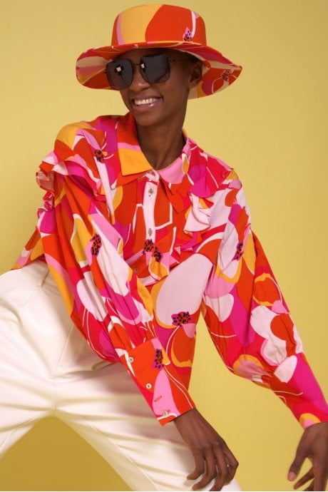 JAYLEY Florence Floral Shirt