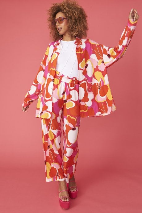 JAYLEY Florence Floral Trousers