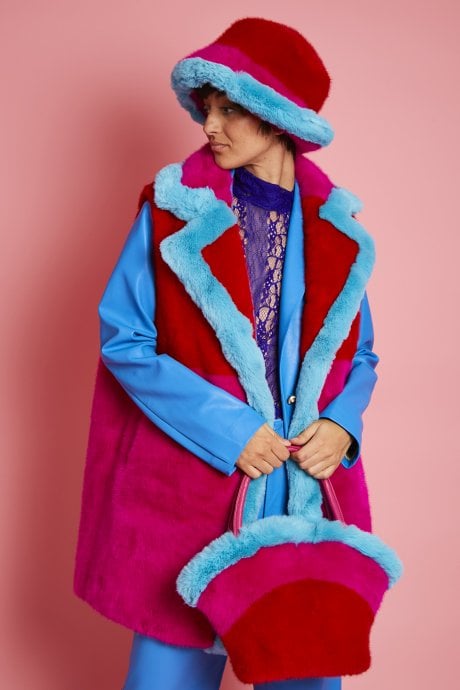 JAYLEY Gigi Patchwork Gilet | Waistcoat