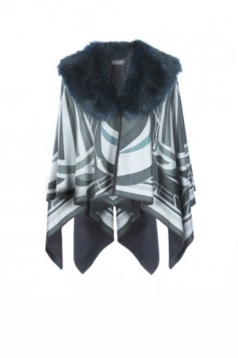 JAYLEY Green Cashmere Wrap