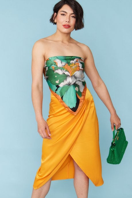 JAYLEY Green Hand Woven Eco Leather Bag