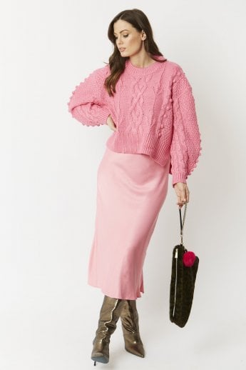 JAYLEY Green Luxury Faux Fur Bag