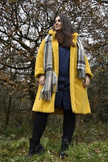 JAYLEY Grey Cashmere Blend Wrap