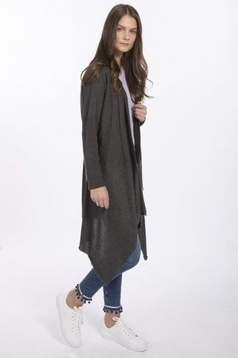 JAYLEY Grey Cashmere Cardigan