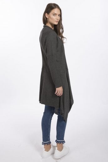 JAYLEY Grey Cashmere Cardigan
