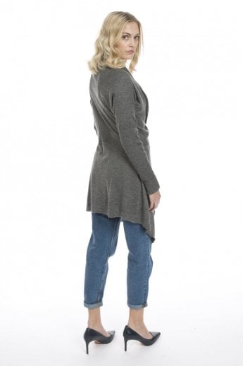 JAYLEY Grey Cashmere Cardigan
