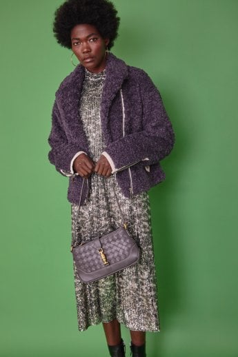 JAYLEY Grey Toria Shoulder Bag