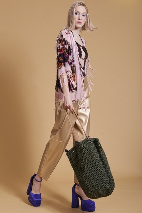 JAYLEY Hand Knitted Beach Bag