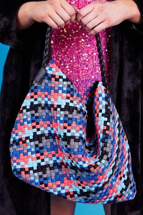 JAYLEY Hand Knitted Eco Leather Sam Bag