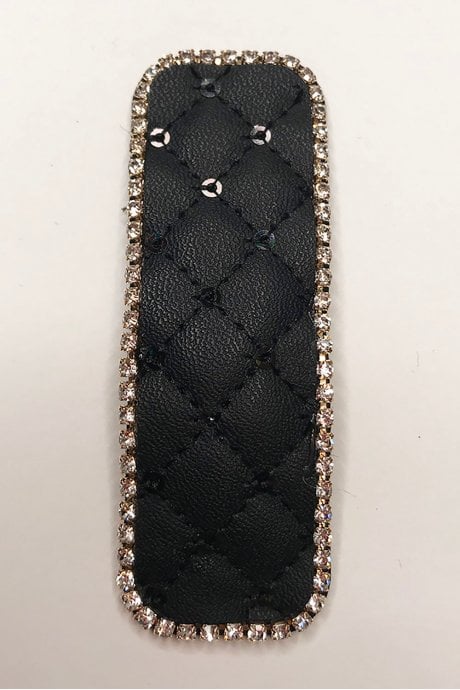JAYLEY Hand Made Faux Leather Clip
