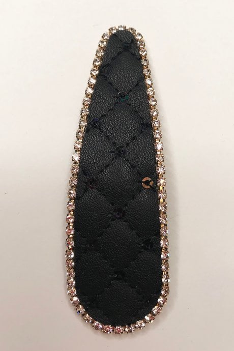 JAYLEY Hand Made Faux Leather Clip