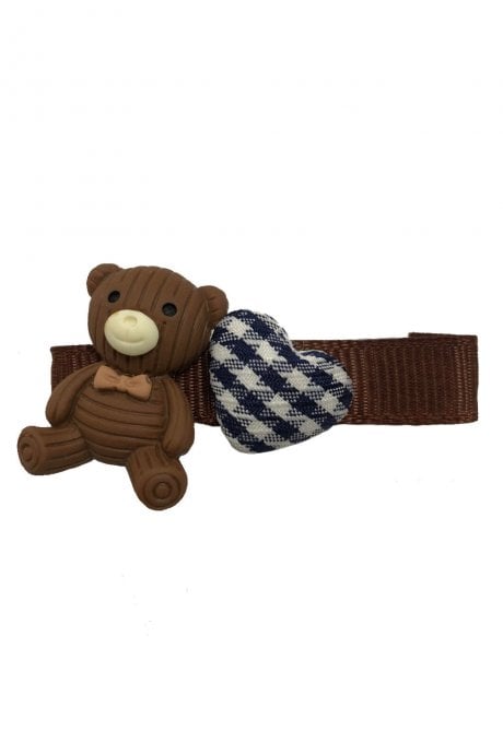 JAYLEY Hand Made Teddy Hair Clip