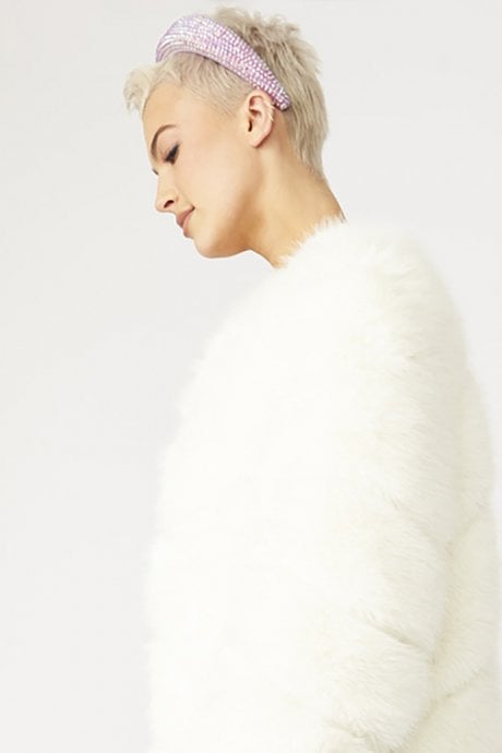 JAYLEY Lilac Rhinestone Sparkly Headband