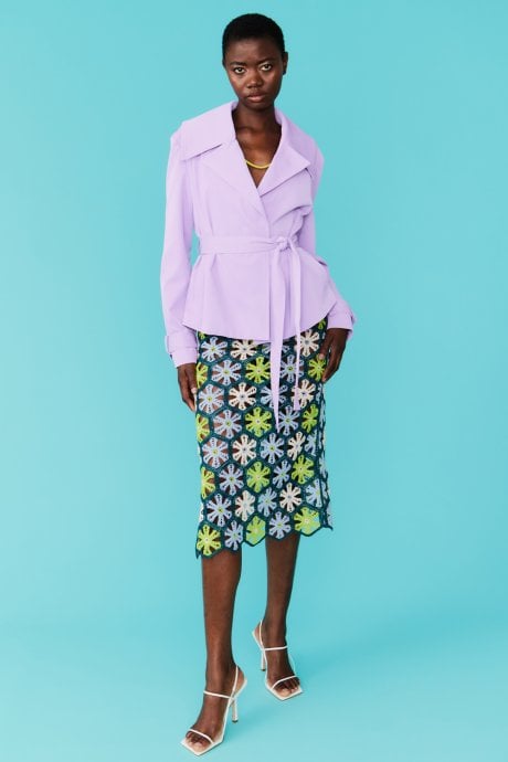 JAYLEY Lilly Faux Suede Jacket