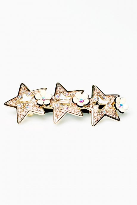 JAYLEY Lola Limited Gold-Tone Crystal Star Hair Clip