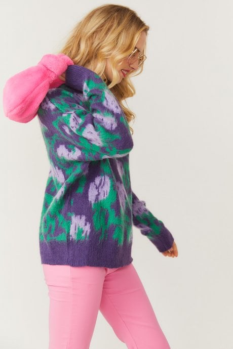 JAYLEY Lucy Brushed Cashmere Oversized Jumper