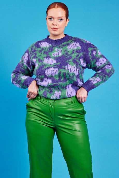 JAYLEY Lucy Brushed Cashmere Oversized Jumper