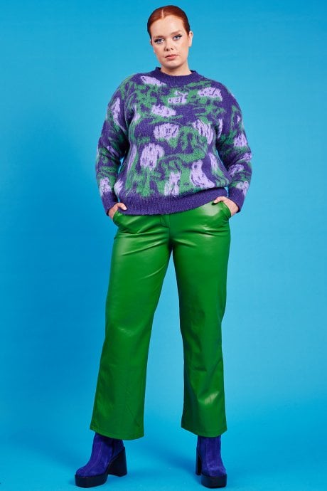 JAYLEY Lucy Brushed Cashmere Oversized Jumper