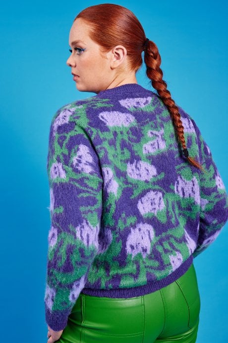 JAYLEY Lucy Brushed Cashmere Oversized Jumper