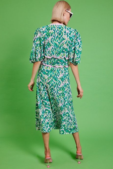 JAYLEY Maxi Ruffle Dress