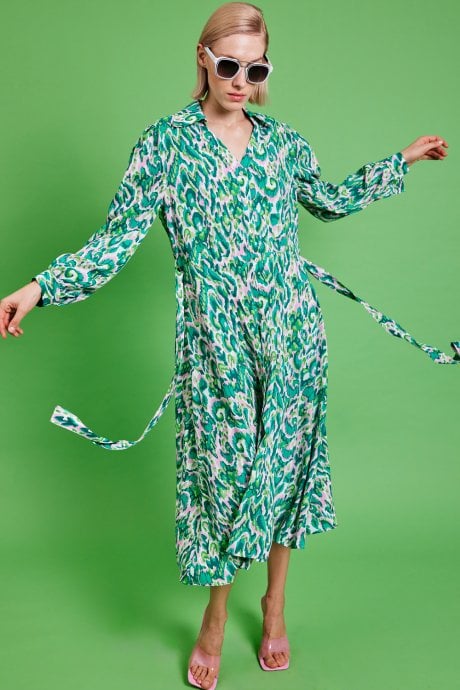 JAYLEY Maxi Ruffle Dress