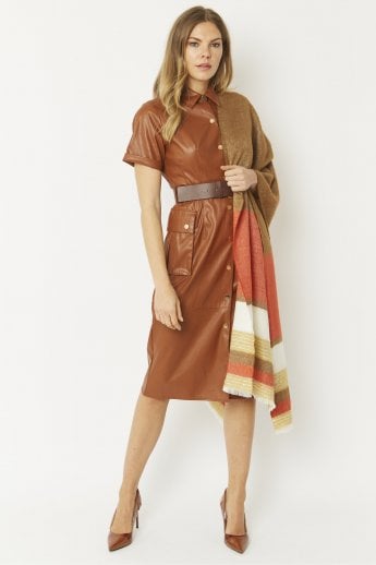 JAYLEY Mocha Cashmere Blend Wrap