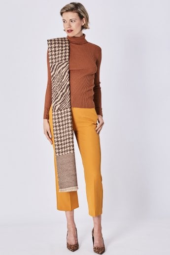 JAYLEY Mocha Cashmere Blend Wrap