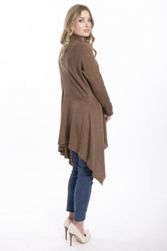 JAYLEY Mocha Cashmere Cardigan
