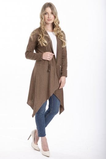 JAYLEY Mocha Cashmere Cardigan