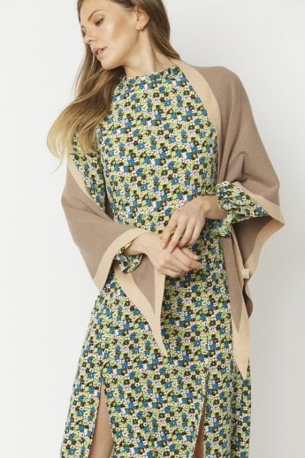 JAYLEY Mocha Cashmere Wrap