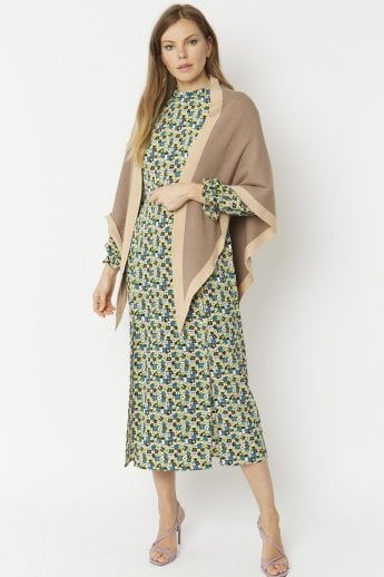 JAYLEY Mocha Cashmere Wrap