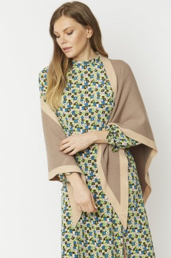 JAYLEY Mocha Cashmere Wrap