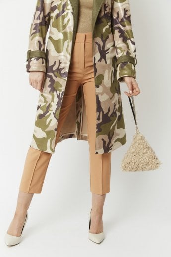 JAYLEY Mocha Elsa Faux Fur Bag