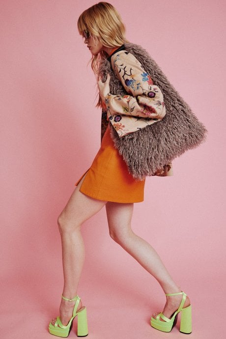 JAYLEY Mocha Luxury Faux Suede Jacket