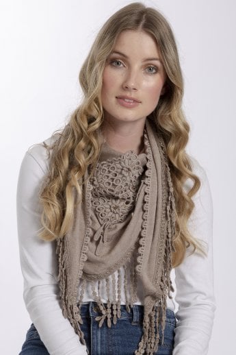 JAYLEY Mocha Shawl