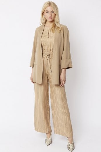 JAYLEY Mocha Tailored Kimono Jacket
