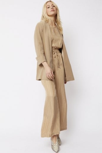 JAYLEY Mocha Tailored Kimono Jacket