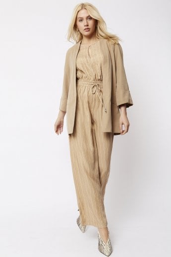 JAYLEY Mocha Tailored Kimono Jacket